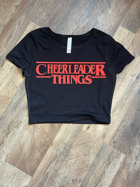 Cheer leader things crop top